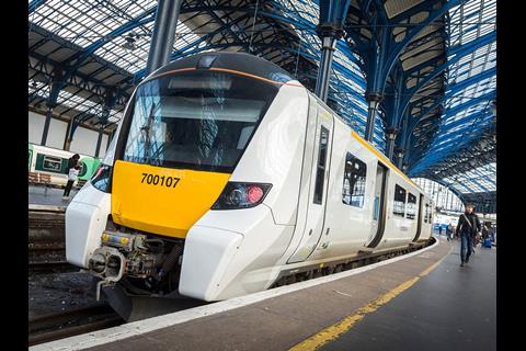 With effect from September 18, all Thameslink services are being operated using Siemens Class 700 EMUs.